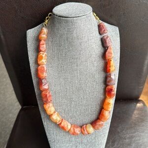 #606 Artisan Carnelian Necklace